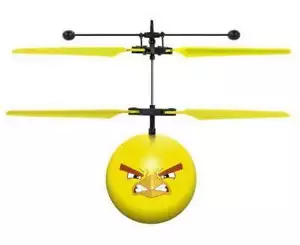Rovio lizenzierter Angry Birds Spannfutter IR fliegender UFO-Hubschrauberball - Bild 1 von 2