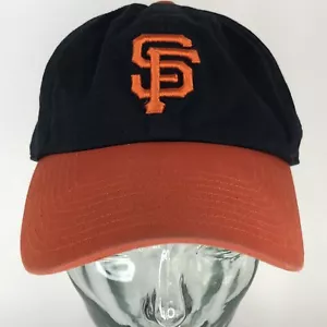 SF San Francisco Giants 47’ Brand MLB Hat Cap Black Orange 920 OSFM - Picture 1 of 8