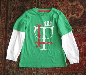 GAP KIDS: Graphic Long-Sleeve Tee ITALY - Size XS - Picture 1 of 5
