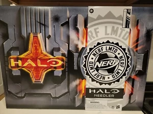 Blaster de disparo de dardos NERF LMTD Halo Needler con contenido sellado en el juego - Imagen 1 de 6