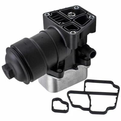 RADIATORE SCAMBIATORE CALORE ACQUA OLIO PER MOTORI 1.6 2.0 TDI COMPLETO FILTRO - Immagine 1 di 4