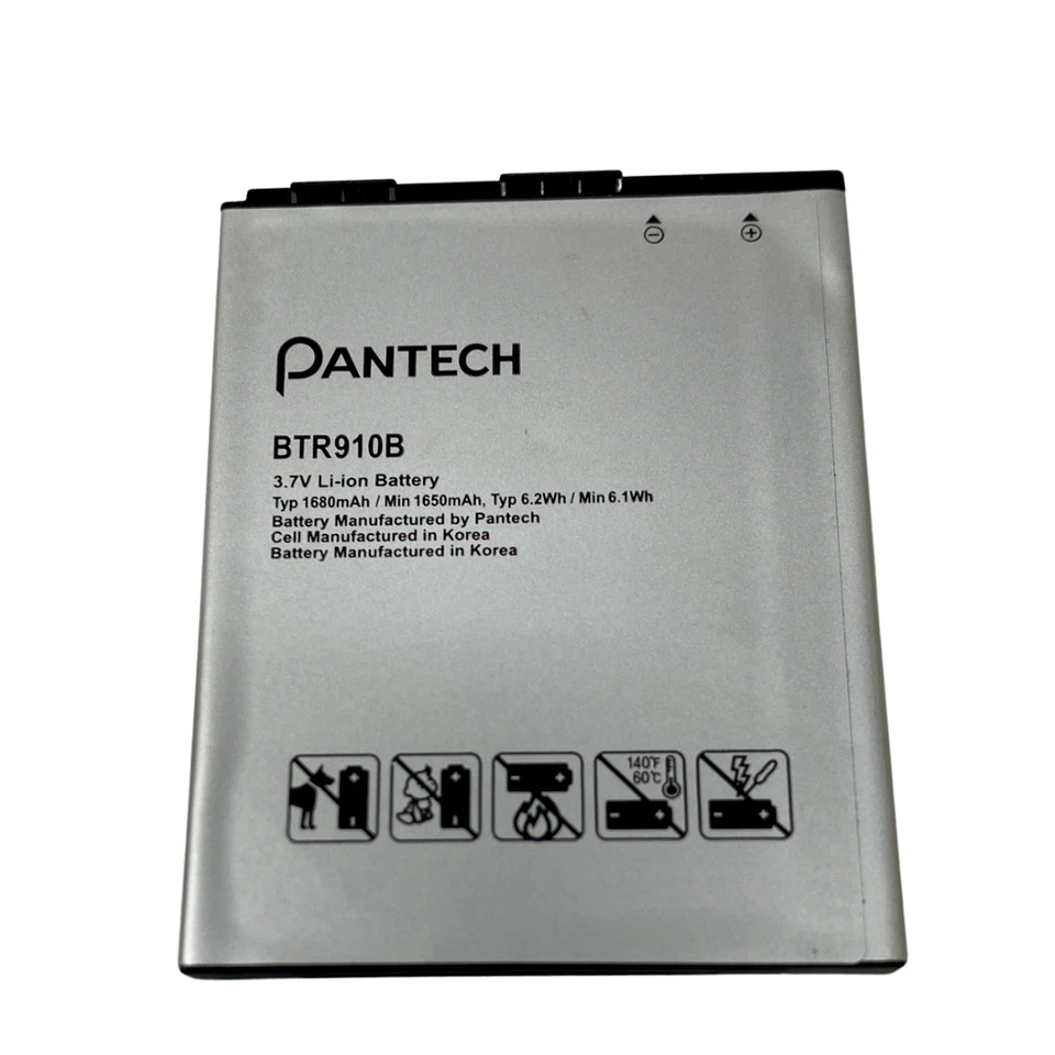 Batería de repuesto Pantech BTR910B 3.7V 1680mAh Foto 1 de 1
