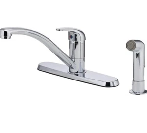 Pfister G134-7000 Manico singolo cromato con spruzzatore laterale NUOVO - Foto 1 di 3