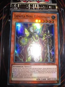 YU-GI-OH! SR LAPAUILA MANA ELEMENTSABRE FLOD-FR025 NEUF EDITION 1 - Picture 1 of 1