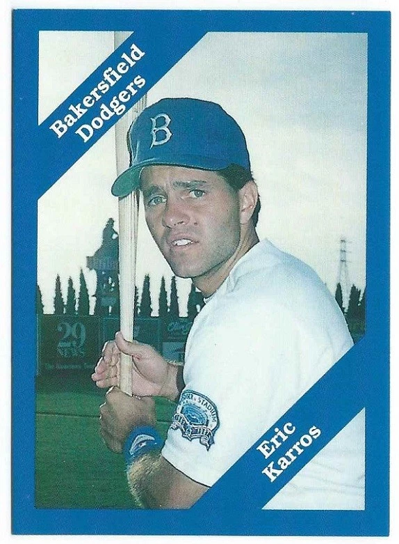 1988 1989 1990 1993 Cal League Bakersfield Dodgers Minor Baseball card - PICK - Image 1 of 1