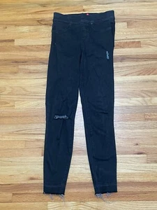 Spanx Damen Jeggings Jeans Ankle Skinny Leg Distressed Vintage Denim XS schwarz - Bild 1 von 10