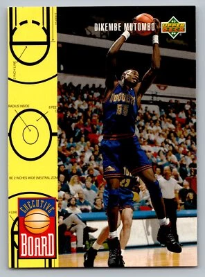 1993-94 Upper Deck #431 Dikembe Mutombo Denver Nuggets Free S&H - Image 1 of 2