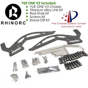 Rhino RC YUE ONE V2 RC Crawler Chassis Shafty Full Kit With Capra Axles Gear Box - Photo 1 sur 24