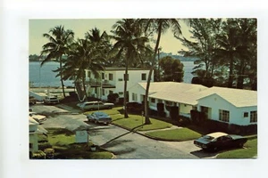 West Palm Beach FL Vintage Postkarte, Park Lane Motel, Vogelperspektive, Autos - Bild 1 von 2
