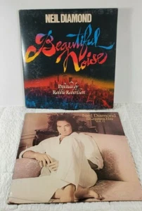 Lot Two (2) NEIL DIAMOND 12 Greatest Hits Vol II  & Beautiful Noise LP VINYLS - Picture 1 of 12