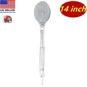 1 Pc 14" Exfoliating Back Scrub, Shower Bath Body Brush Scrubber & Massager - Picture 1 of 4