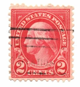 Scott 634 US Stamp 1926-28 2c Washington Used (b21) - Picture 1 of 2