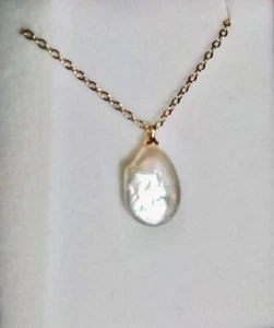 Süßwasser Perlen Braut Halskette Schmuck - Bild 1 von 2