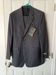NWT Lauren Ralph 100% Wool Total Comfort Blazer & pants slacks Gray Jacket suit - Picture 1 of 11