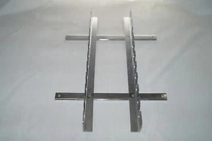 BAISCH Instrumentenbank Schubladeneinsatz Instrumentenhalter Arztschrank chrom - Bild 1 von 6