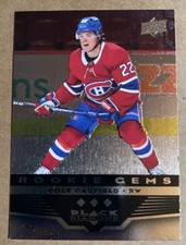 2021-22 Upper Deck Ext Cole Caufield Black Diamond 05/06 Retro Rookie Gems