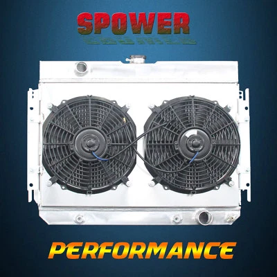 AT для Chevrolet Bel Air Biscayne Chevelle Impala 65-69 289 радиатор + вентилятор саван - Изображение 1 из 4