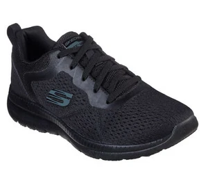Skechers Bountiful Quick Path Womens Black Casual Sports Walking Trainers - Picture 1 of 2