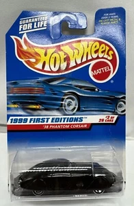 1938 Phantom Corsair 1999 Hot Wheels #656 Prime Edizioni 3/26 Mattel Wheels - Foto 1 di 24