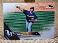 2016 Topps Update Blaine Boyer Baseball Card US7 Brewers FREE S&H A8