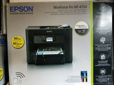 Epson WorkForce Pro WF-4734 Printer Multifunction Wireless Inkjet (Like WF-4730) - Image 1 of 2