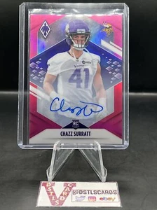 2021 Panini Phoenix - CHAZZ SURRATT ROOKIE AUTO PINK /50 #173 Minnesota Vikings - Bild 1 von 3