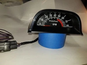 Tach Shop's 1970-1972 Pontiac Hood Tach 5100 Redline GTO Firebird Any Pontiac - Picture 1 of 3
