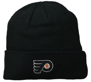 Philadelphia Flyers NHL Team Eclipse Cuffed Knit Beanie Winter Hat Watch Cap - Picture 1 of 2
