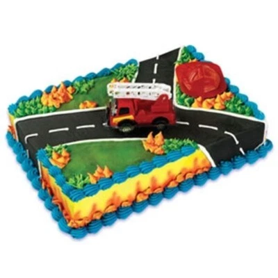 Sombrero de bombero para decoración de pasteles y camión de bomberos Foto 1 de 4