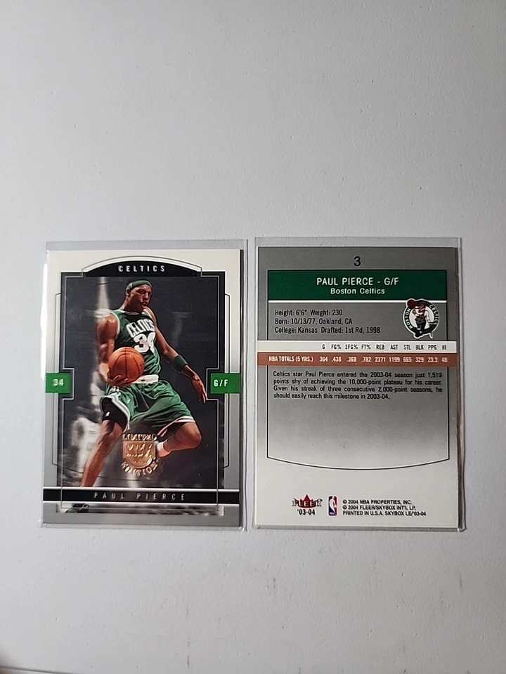 SkyBox LE #3 2003-04 Paul Pierce venta al por menor Foto 1 de 1