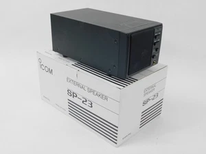 Icom SP-23 External Speaker for Ham Radio Equipment + Box (very nice) - Afbeelding 1 van 5
