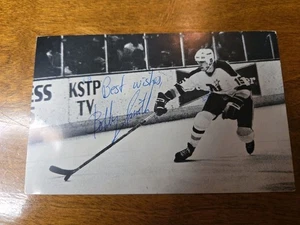 Bobby Smith Minnesota North Star Autographed Post Card - Picture 1 of 3