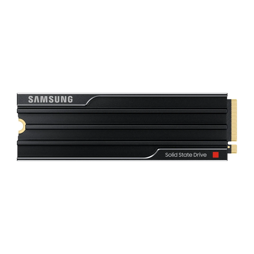 Samsung 9100 PRO Heatsink PCIe 5.0 NVMe M.2 SSD - 4 TB 4 TB M.2 14800 MB/s - Image 1 of 1