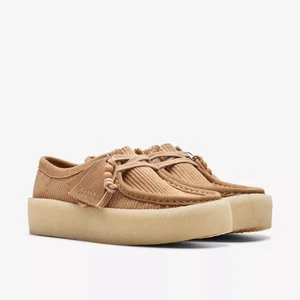 Clarks Originals Wallabee Cup Tan Cord Reino Unido Talla 5.5 D EU 39 - Imagen 1 de 8