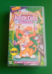 The Jungle Book's Jungle Cubs VHS Born To Be Wild Disney Video TESTED - Imagen 1 de 3