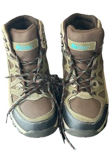 Denali Damengröße 10 wasserdicht mittelhoher Wanderstiefel Leder/Netz braun grau - Bild 1 von 6
