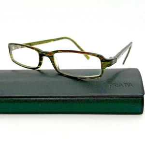 PRADA Made in Italy VPR 06G Full Rim Eyeglasses 50-17-135 Glasses Frames w/Case - Picture 1 of 17