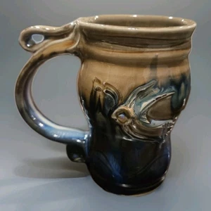 Alan Miner Artist Stoneware Mug Signed 7-23-2018 - Picture 1 of 1