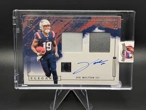 2024 Panini Impeccable - Elégance RPA - Joe Milton III Rookie Patch Auto /75 RC - Picture 1 of 2