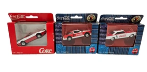 3 Coca Cola brand Toy Vehicles CM-1 Rally Car CS-2 Superfast CS-3 427 Super Inch - Picture 1 of 12