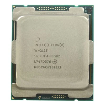 Intel CPU Xeon W-2125 4-Core 4GHz 8,25MB 120W FCLGA2066 - SR3LM - Bild 1 von 4