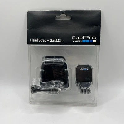 GoPro Quick Clip Head Strap - Black (ACHOM-001) New In Package - Image 1 of 4