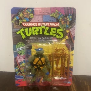 Playmates 1988 Teenage Mutant Ninja Turtles TMNT 10 Back Leonardo Unpunched - Picture 1 of 15