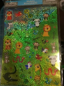 Niedliche Tiere Löwe Giraffe Elefant Schlange Folienaufkleber kostenloser Versand US-Verkäufer - Bild 1 von 1