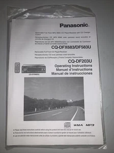 Panasonic CQ-DFX683/DF583U Operating Manual  - Picture 1 of 2
