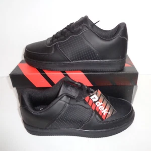 Girls New Casual Trainers Black Gym Walking Sports Junior Shoes School UK Size 4 - Picture 1 of 8