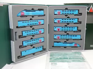 Kato K10-1763 Train électrique Set 10pz TGV DUPLEX OUIGO, SNCF Equipe N - NEUF - Imagen 1 de 5