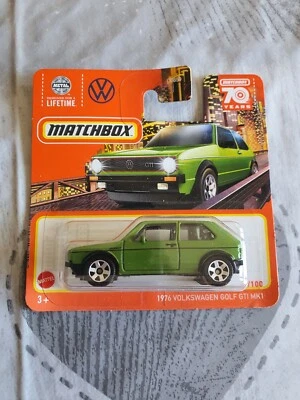Matchbox Volkswagen Golf GTI MK1 1976 verde - Immagine 1 di 3