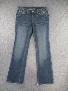 Axcess Jeans Womens 8 Blue Denim Bootcut Favorite Fit Stretch Retro 30x33 - Picture 1 of 18