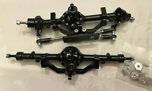 Yota Front & Rear Axle Set Rock Crawler RC4WD Arrma Axial Bruiser Scale RC Truck - Picture 1 of 5